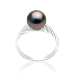 Bague Perle Noire de Tahiti sur Or Blanc - Vignette | Inspirations
