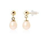 Boucles d'Oreilles en Or avec Perle - Vignette | Inspirations