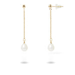 Boucles d'Oreilles Gouttes d'Eau Perle - Vignette | Inspirations