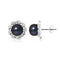 une paire de boucles d’oreilles en perles noires