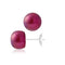 une paire de boucles d’oreilles en perles roses