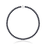 Collier Ras de Cou Noir et Argent - Vignette | Inspirations