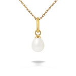 Pendentif Perle Blanche Or Jaune - Vignette | Inspirations