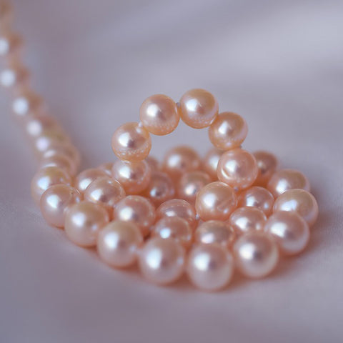 Collection bijoux perle de culture rose