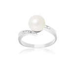 Bague Perle et Diamants Or Blanc - Vignette | Inspirations