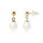 Boucles d'Oreilles Femme Or Perle - Vignette | Inspirations