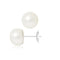 une paire de boucles d’oreilles en perles blanches