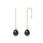 Boucles d'Oreilles Noires et Dorées - Vignette | Inspirations