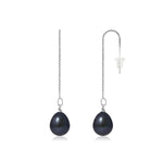 Boucles d'Oreilles Noir et Or Pendante - Vignette | Inspirations