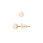 Boucles d'Oreilles Or Rose Perle - Vignette | Inspirations