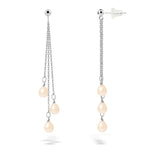 Boucles d'Oreilles Perle de Culture Pendante - Vignette | Inspirations