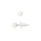 une paire de boucles d’oreilles en perles blanches