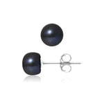 Boucles d'Oreilles Ronde Noire - Vignette | Inspirations