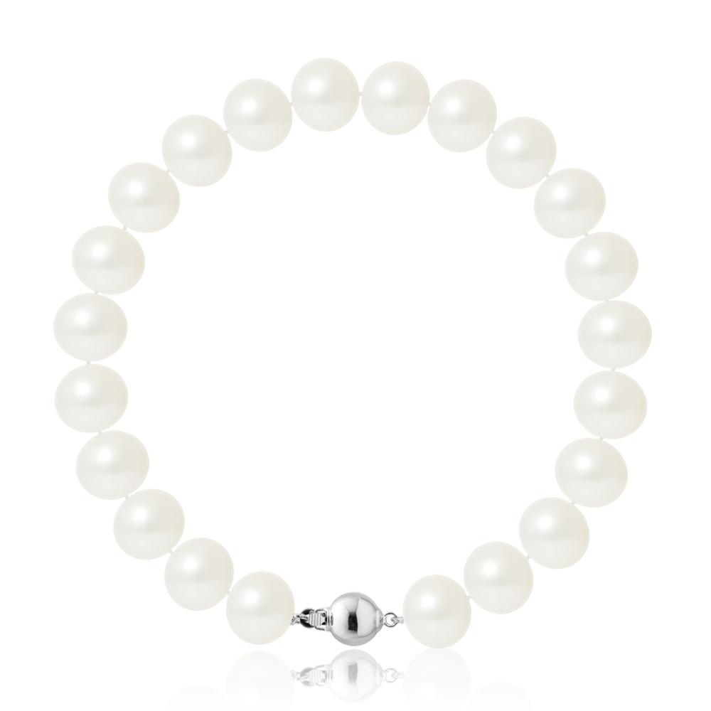 Bracelet Fin En Perles De Culture Blanches Et Labradorite - Plaqué Or Jaune - Marque Rose-Mimosa - Neuf Avec étiquettes