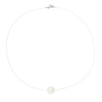 Collier Perle Blanche Ras de Cou - Vignette | Inspirations