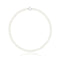 un collier de perles de culture blanches