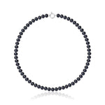 Collier Ras de Cou Noir et Argent - Vignette | Inspirations