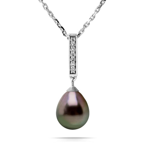 Collier Argent Perle de Tahiti - AIYANA